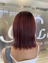 ヘアースペースブルーム ヒーロー 園田店(HAIR SPACE BLOOM hero)&nbsp;【園田/レッドカラー】ブリーチカラー