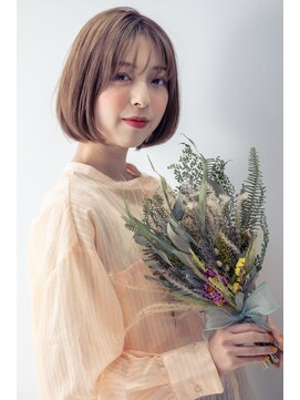 ブリング バイ スノードロップ 吉祥寺(BRING by Snowdrop) 黒髪/グレーベージュ/レイヤーロング/前髪パーマ/吉祥寺