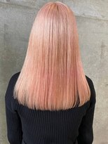 セル(CELL)&nbsp;ピンクベージュ　ブリーチ　ハイトーン　トリートメント　佐世保