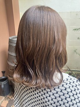 ココカラヘアー ニコ(cococara hair nico) アッシュベージュ/透明感カラー/結べるボブ/ブリーチなし