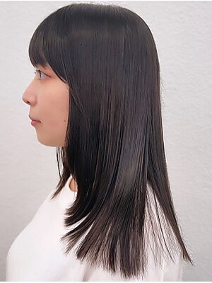 【全席個室】ダメージレスにこだわった縮毛矯正◎触りたくなるようなやわらかいヘアに♪毎日アイロンいらず