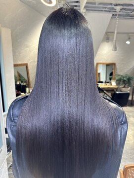 ロア インターナショナル 新宿店(LoA International) Balayage / ombre / long layer/ curtain bangs / English