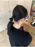 髪質改善カラー+ヘアアレンジ