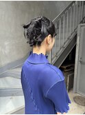 bibito ヘアセット　ヘアアレンジ　チャイナ　ボブアレンジ