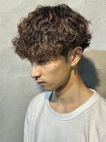 ニアウ 高崎店(Niau)&nbsp;波巻きパーマ波巻きスパイラルパーマメンズパーマ群馬高崎パーマ