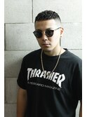 ハイスキンフェード×ツイストパーマ