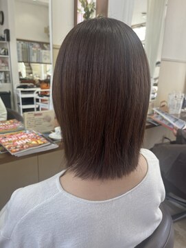 コアフィールフィス(COIFFURE fils) 《見附　今町》M3Dミディアム　くすみカラー