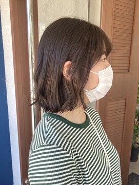 レターバイノベル(letter by novel) ボブパーマゆるふわパーマウェーブパーマボブ丸みショートボブ