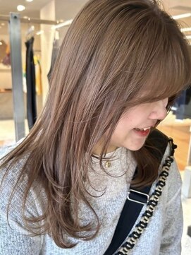 ノラキチジョウジ(NORA KICHIJOJI) ウルフボブロングレイヤー耳かけフェイスレイヤーレイヤーボブ