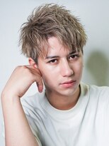 メンズヘアセンス 渋谷(MEN'S HAIR SENSE) 【SENSE渋谷】ハイトーンアップバングショート