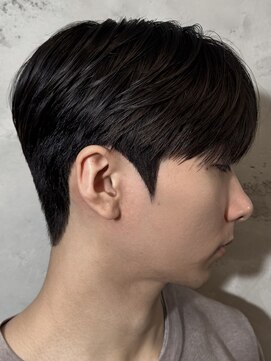 ノラ ヘアーサロン(NORA HAIR SALON) 韓国シースルーマッシュカルマパーマダウンパーマ黒髪マッシュ