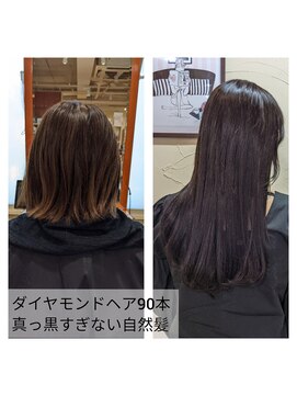 レアナ バイ ニーナ(Leana by NINA) プルエクステでロングヘア