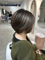 サンク(SANC) ショートボブ×アンブレラカラー