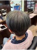 オシャレ染で白髪ぼかしデザインカラー