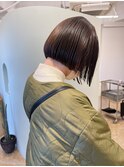 ミニボブ　マロンベージュ　マロンブラウン　ショコラブラウン