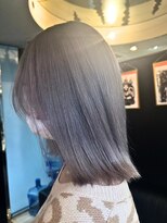 ヘアメイク フォックス 錦店(hair make FOX)&nbsp;透明感/ダブルカラー/ミディアム/外国人風/アッシュグレー