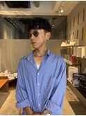 大人メンズショートパーマ