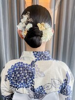 アンテナ 安城店(ANTENA)&nbsp;シニヨン　浴衣　アレンジヘア