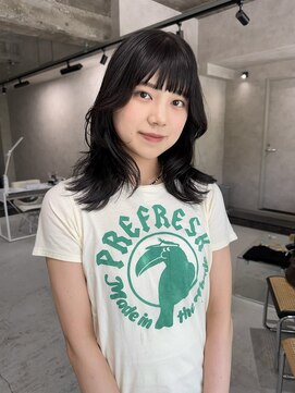 ネアー 新潟(NEER) アプリコットオレンジ/くびれヘア/ウェーブショート［新潟駅］