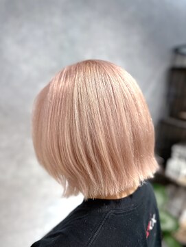 エル ヘアサロン なんば店(eL) ライトピンクベージュ★AYUMI