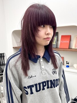 アム(am) ブリーチなしラベンダー、パープル、ウルフ、レイヤー