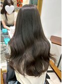 オリーブグレージュ  グレージュ  赤み消しカラー