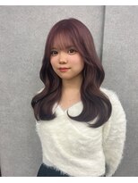 ボタン ハカタ(VOTAN hakata) 博多美容室/ピンクラベンダー/ダブルカラー/韓国ヘア