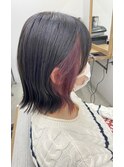 ロブ×インナーカラー