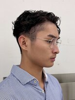 ヒュー 広島(HEW)&nbsp;松田翔太風/短髪黒髪/ツーブロック/刈り上げ/センターパート