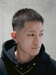 MEN'S/バズカット×スキンフェード/短髪/テーパーフェード