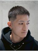 MEN'S/バズカット×スキンフェード/短髪/テーパーフェード