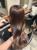 エニー 栄(Any) 韓国レイヤー×ベージュ