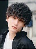 渋谷メンズパーマツイストスパイラルパーマ波巻きパーマツイスパ