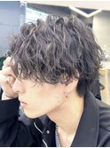 札幌メンズパーマツイストスパイラルパーマッシュウルフカット
