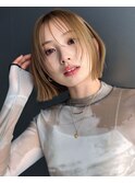 韓国風レイヤーボブ×巻ける縮毛矯正