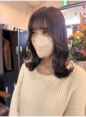 ハンサムショートレイヤーカットミルクティーベージュハイトーン