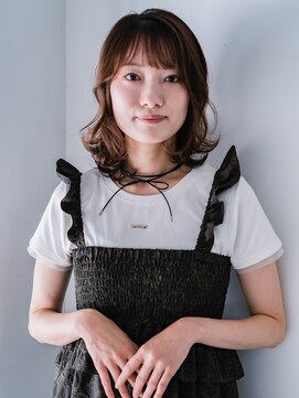 ヘアークラフト(Hair Craft) 柔らかウェーブパーマ×ミディアムレイヤー【岡山】