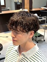 アトラクト バイ ラック 津田沼(Attract by LUCK) シャドウパーマ×ブラウン/津田沼メンズサロン/メンズパーマ