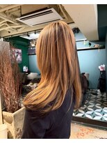 グッドフェローズ キタホリエ(GoodFellas kitahorie) 自然なレイヤーで魅せる透明感ハイトーンカラーブリーチ艶感