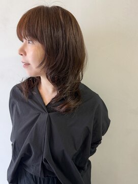 ラトリエコンタン(L´atelier Content) 【asuka】大人かわいいレイヤーパーマスタイル