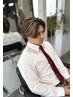 【メンズカラー】メンズカット+カラー ¥9,800