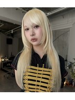 シティ 薬院(SITY.) 薬院 ブリーチカラー 顔まわりレイヤー レイヤーカット