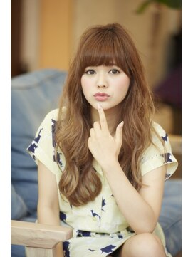 ベイルーム(BAYROOM by HONEY omotesando) 【BAYROOM横浜】厚め前髪×ヌーディーグラデーション