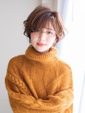 ヘアアンドエステ ヒロイン 西麻布本店(Hair&Esthe HIROIN) 【冬ボブ】ひし形フォルムのミセスショート
