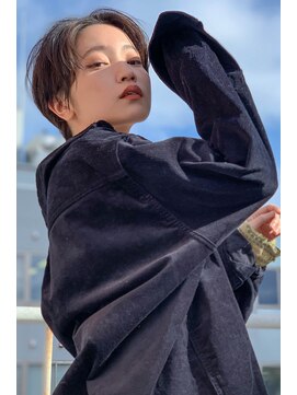 テトヘアー(teto hair) short[丸みショート、ハンサムショート、センターパート]