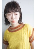 【nanuk*UEKI】前髪のカールが可愛い*bob