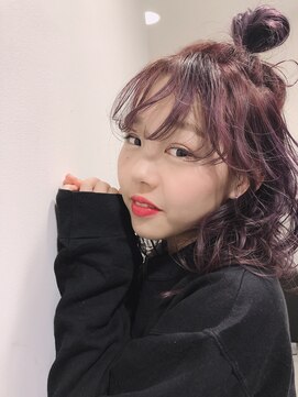 ヘアーアンドアート ルミナ(HAIR&ART LUMINA) プッカヘア×ピンクバイオレット【和田常経】