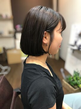 ペルフェッタ 佐鳴台店 シンプルなワンカールボブ