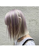 クク(QUQU)&nbsp;ホワイトブロンドにラベンダー