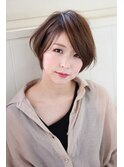 美シルエットふんわりショートヘア